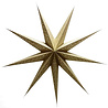 Melting Pot - Kerstster Papier 9 Punten Goud 90cm incl. lichtsnoer Melting Pot - Kerstster Papier 9 Punten Goud 90cm incl. lichtsnoer