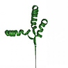 Melting Pot - Kerstdecoratie Tak Krullen Groen Glitter 13x72cm Melting Pot - Kerstdecoratie Tak Krullen Groen Glitter 13x72cm