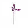 Melting Pot - Kerstdecoratie Tak Krullen Fuchsia Glitter 13x72cm Melting Pot - Kerstdecoratie Tak Krullen Fuchsia Glitter 13x72cm