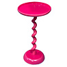 Diga Colmore Bijzettafel Swirl Fuchsia L Aluminium H63cm Diga Colmore Bijzettafel Swirl Fuchsia L Aluminium H63cm