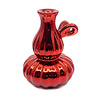 Melting Pot - Vaasje Jada Metallic Rood 18cm in 3 vormen Melting Pot - Vaasje Jada Metallic Rood 18cm in 3 vormen