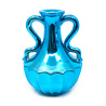 Melting Pot - Vaasje Jada Metallic Blauw 18cm in 3 vormen Melting Pot - Vaasje Jada Metallic Blauw 18cm in 3 vormen