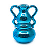 Melting Pot - Vaasje Jada Metallic Blauw 18cm in 3 vormen Melting Pot - Vaasje Jada Metallic Blauw 18cm in 3 vormen