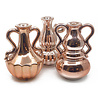Melting Pot - Vaasje Jada Metallic Champagne 18cm 3 vormen Melting Pot - Vaasje Jada Metallic Champagne 18cm 3 vormen