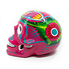 Melting Pot - Beeld Mexicaanse Schedel L Fuchsia Wit Multicolor 16cm Melting Pot - Beeld Mexicaanse Schedel L Fuchsia Wit Multicolor 16cm