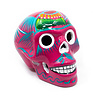 Melting Pot - Beeld Mexicaanse Schedel L Fuchsia Wit Multicolor 16cm Melting Pot - Beeld Mexicaanse Schedel L Fuchsia Wit Multicolor 16cm