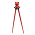 Kinder Chopsticks met Panda Rood 22cm