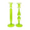 Melting Pot - Kandelaar Karakum Glas 28cm Licht Groen in 2 vormen Melting Pot - Kandelaar Karakum Glas 28cm Licht Groen in 2 vormen