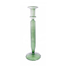 Melting Pot - Kandelaar Karakum Glas 28cm Donker Groen in 2 vormen Melting Pot - Kandelaar Karakum Glas 28cm Donker Groen in 2 vormen
