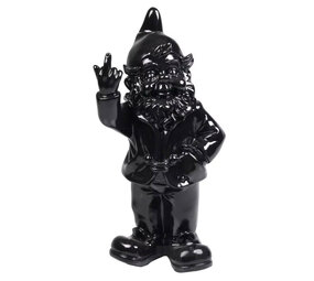 Melting Pot - Beeldje Kabouter F*ck You Zwart 32cm Melting Pot - Beeldje Kabouter F*ck You Zwart 32cm