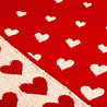 Bunzlau Castle Handdoek Hartjes Rood 53x60cm Bunzlau Castle Handdoek Hartjes Rood 53x60cm