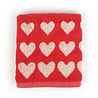 Bunzlau Castle Handdoek Hartjes Rood 53x60cm Bunzlau Castle Handdoek Hartjes Rood 53x60cm