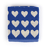 Bunzlau Castle Handdoek Hartjes Koninklijk Blauw Bunzlau Castle Handdoek Hartjes Koninklijk Blauw