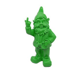 Melting Pot - Beeldje Kabouter Fuck You Groen 20cm