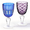 Pols Potten - Wijnglazen Cobalt Blauw Mix H17cm (set/6) Pols Potten - Wijnglazen Cobalt Blauw Mix H17cm (set/6)