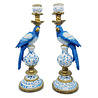 Melting Pot - Kandelaar met Blauwe Vogel B Rechts 40cm Melting Pot - Kandelaar met Blauwe Vogel B Rechts 40cm