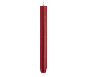 Rustik Lys - Diner Kaars Antiek Rood 2.6x30cm