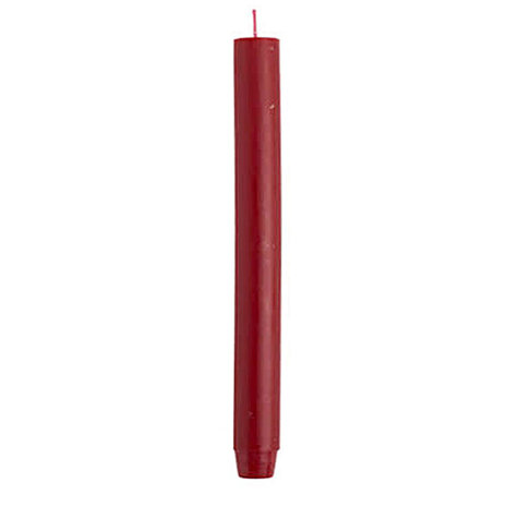 Rustik Lys - Diner Kaars Antiek Rood 2.6x30cm