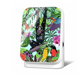 Zwitscherbox - Junglebox met Exotische Geluiden in 5 kleuren Zwitscherbox - Junglebox met Exotische Geluiden in 5 kleuren