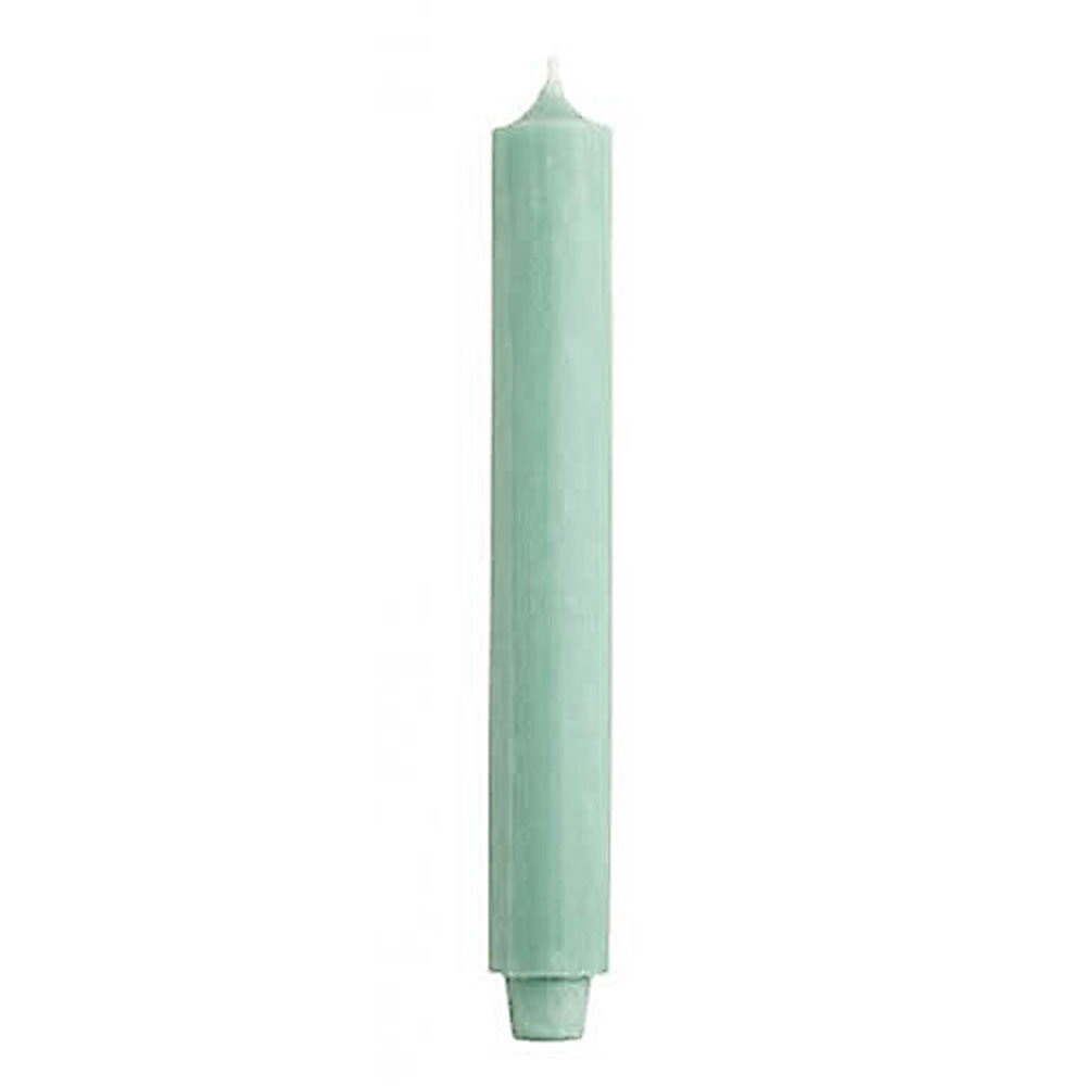 Rustik Lys - Extra Dikke Dinerkaars Jade Groen 3.2x30cm met Taps Toelopende Onderzijde