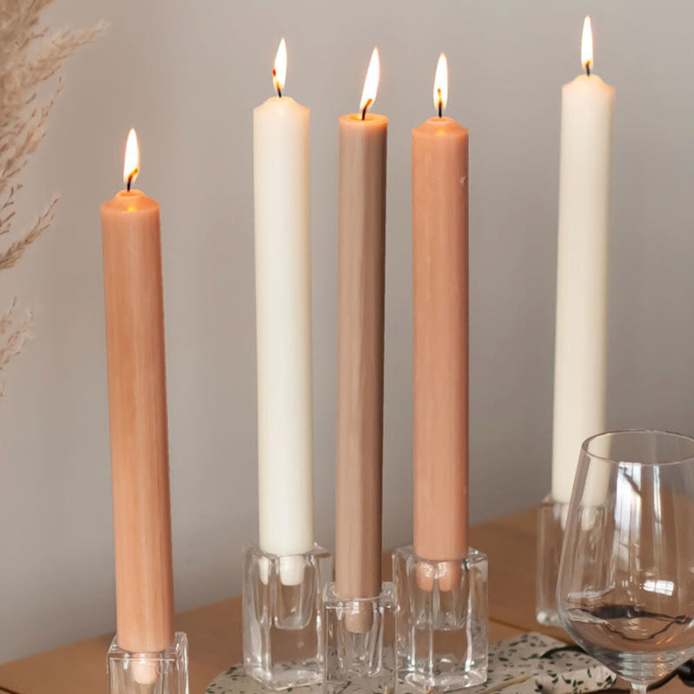 Rustik Lys - Diner Kaars Iced Apricot 3.2x30cm