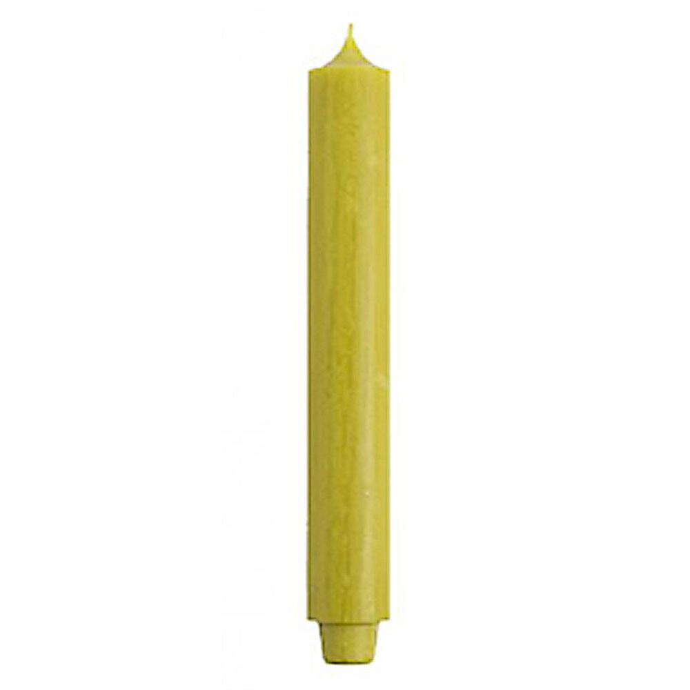 Rustik Lys - Extra Dikke Dinerkaars Oker Geel 3.2x30cm met Taps Toelopende Onderzijde Rustik Lys - Extra Dikke Dinerkaars Oker Geel 3.2x30cm met Taps Toelopende Onderzijde