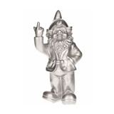 Melting Pot - Beeldje Kabouter Fuck You Zilver 20cm Melting Pot - Beeldje Kabouter Fuck You Zilver 20cm