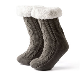 Melting Pot - Huis Sokken Elza Charcoal Grijs - one size Melting Pot - Huis Sokken Elza Charcoal Grijs - one size