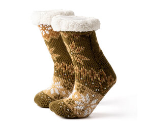 Melting Pot - Huis Sokken Noor Military Olijf Groen - one size Melting Pot - Huis Sokken Noor Military Olijf Groen - one size