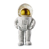 Donkey - Beeldje Astronaut met Sneeuwbol Wit 9x18cm