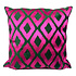 Sierkussen Fuchsia Groen Fluweel 50x50cm