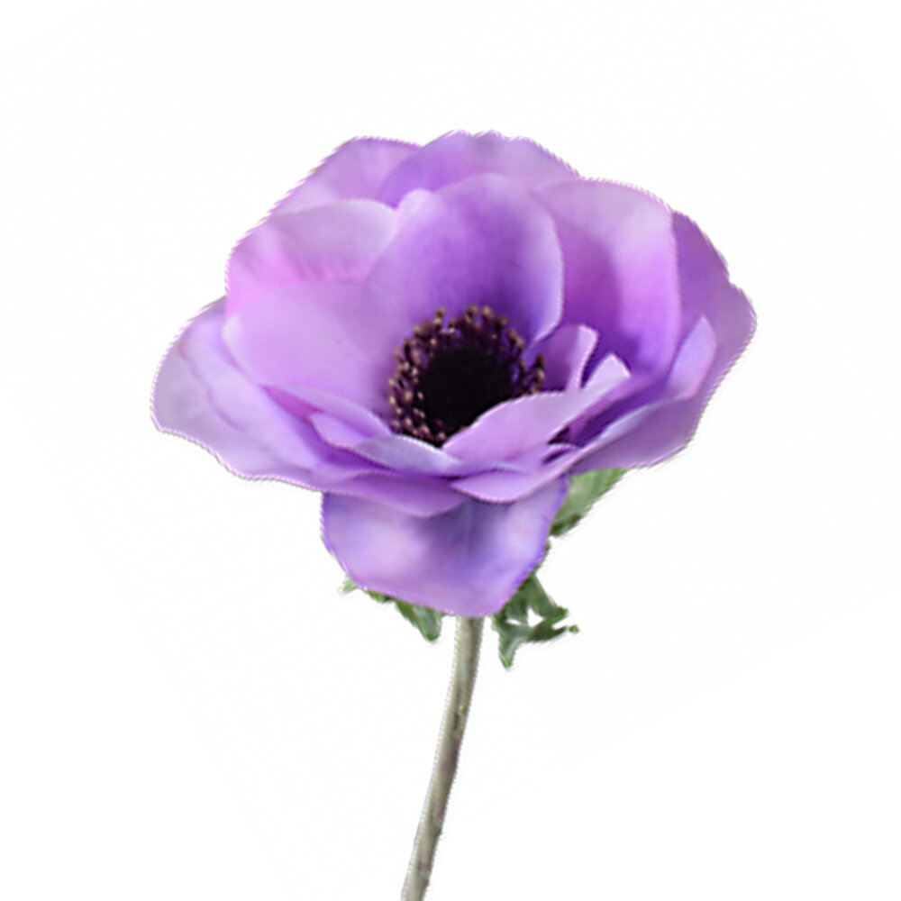 Melting Pot - Kunstbloem Anemoon Lavendel Zijde op steel 53cm Melting Pot - Kunstbloem Anemoon Lavendel Zijde op steel 53cm