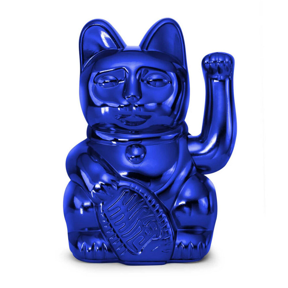 Donkey - Lucky Cat Cosmic Shiny Blue 10x15cm