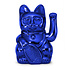 Lucky Cat Cosmic Shiny Blue 10x15cm