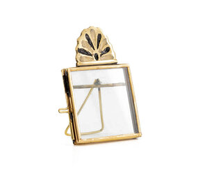 Doing Goods - Fotolijstje Rosie Roset Black Messing 9x6cm foto 5x5cm