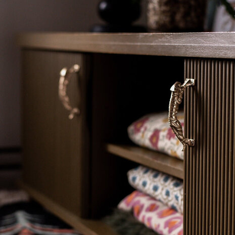 Doing Goods - Deurgreep James Jaguar Messing S 4x11cm Doing Goods - Deurgreep James Jaguar Messing S 4x11cm