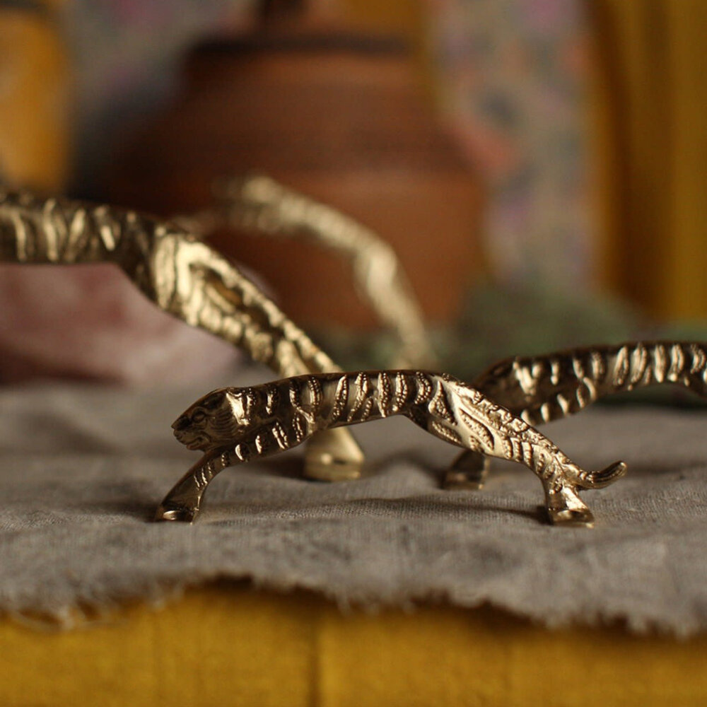 Doing Goods - Deurgreep James Jaguar Messing S 4x11cm Doing Goods - Deurgreep James Jaguar Messing S 4x11cm