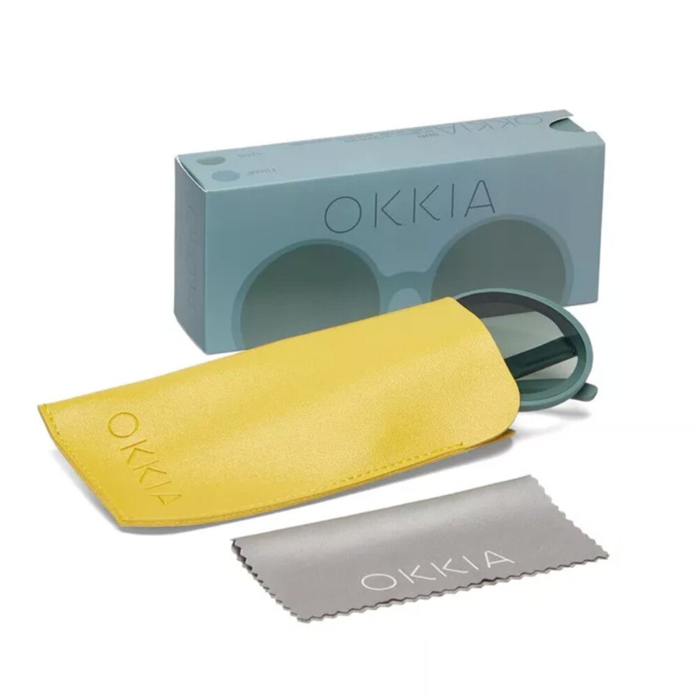 Okkia - Zonnebril MONICA Round Green Sage OK014-GS Okkia - Zonnebril MONICA Round Green Sage OK014-GS