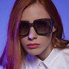 Okkia - Zonnebril ALESSIA Square Havana Green OK027-KH Okkia - Zonnebril ALESSIA Square Havana Green OK027-KH