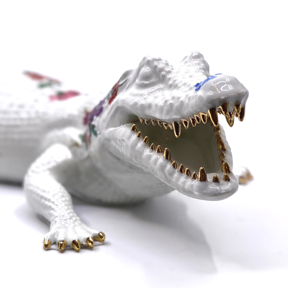 Lammers en Lammers - Krokodoko Bloemen Porselein 50cm