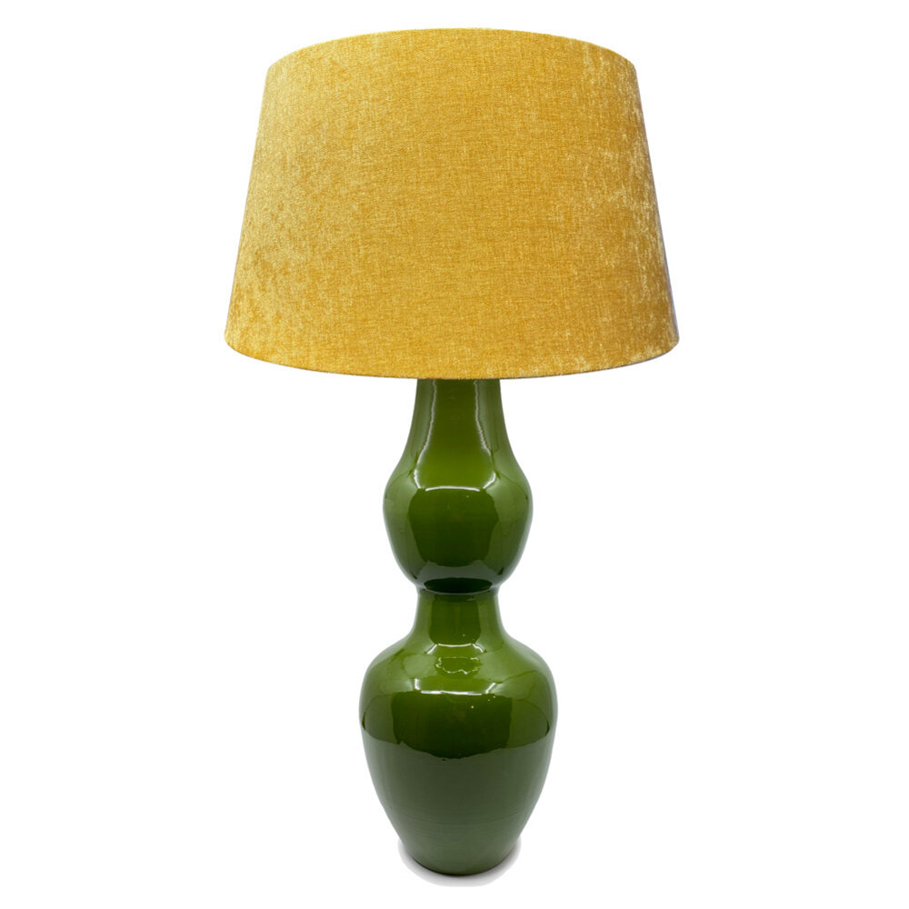 Colmore - Tafel Lamp Voet Mos Groen Metaal 20x55cm
