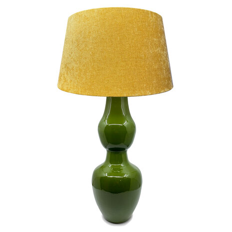 Colmore - Tafel Lamp Voet Mos Groen Metaal 20x55cm