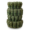 Melting Pot - Vaas Asperges Groen Keramiek – Handgemaakte Design Bloemenvaas 28x36cm