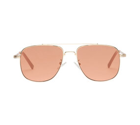 Le Specs - Zonnebril THE CHARMER - Bright Gold Cinnamon (Limited) Le Specs - Zonnebril THE CHARMER - Bright Gold Cinnamon (Limited)