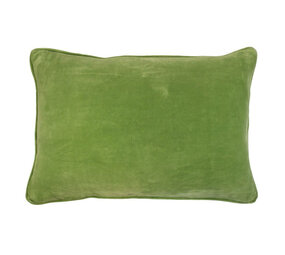 Imbarro - Sierkussen Lala Mos Groen Velours 60x40cm Imbarro - Sierkussen Lala Mos Groen Velours 60x40cm