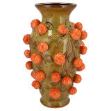 Melting Pot - Vaas Mandarijnen Olijf Groen Aardewerk 24x38cm