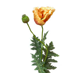 Melting Pot - Kunstbloem Poppy Spray (Klaproos) Oranje 102cm Melting Pot - Kunstbloem Poppy Spray (Klaproos) Oranje 102cm