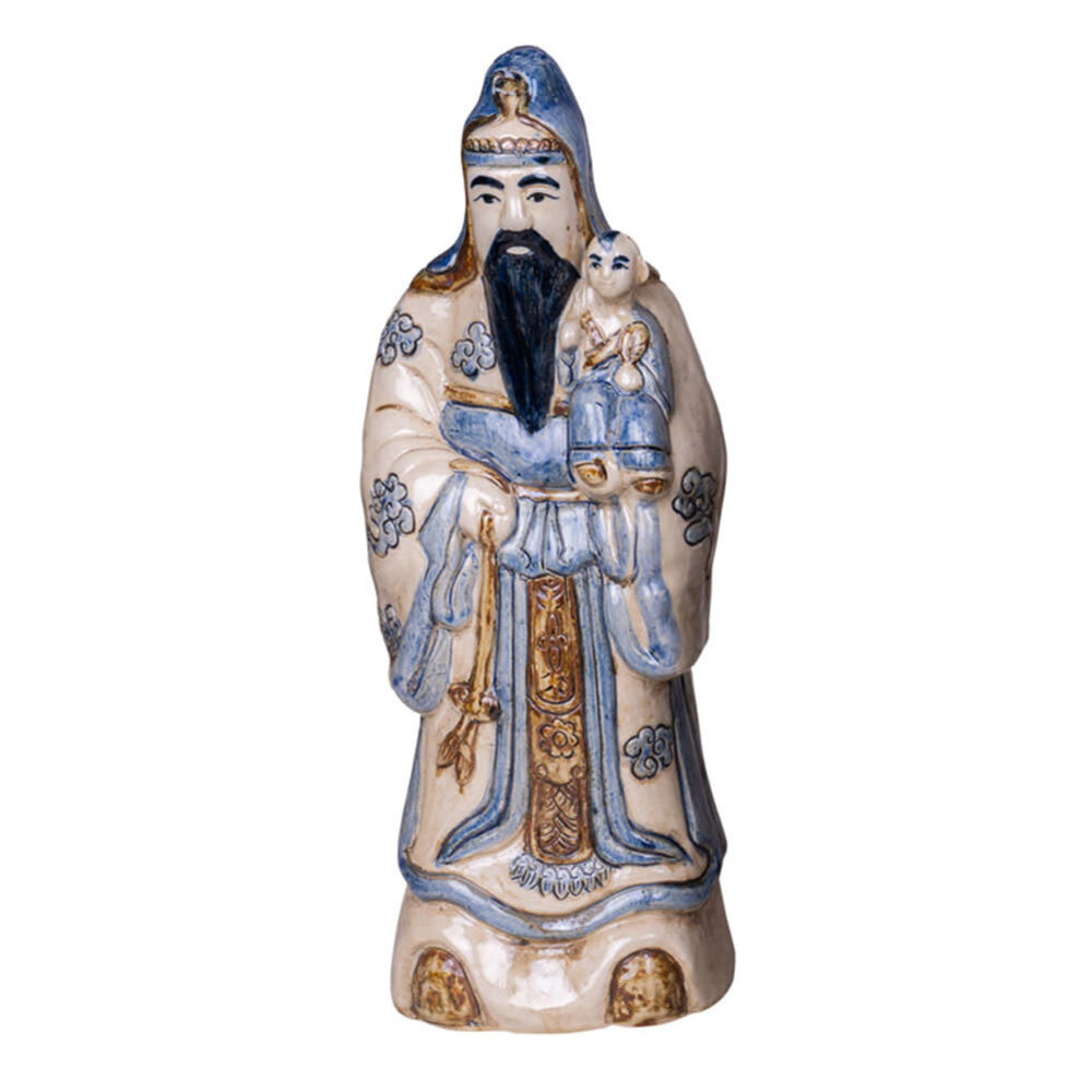 Melting Pot - Beelden Chinese Goden Feng Shui Aardewerk 15x39cm Melting Pot - Beelden Chinese Goden Feng Shui Aardewerk 15x39cm