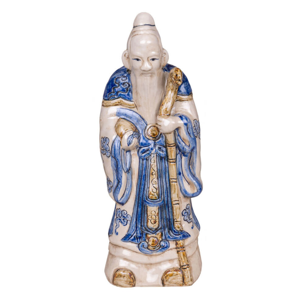 Melting Pot - Beelden Chinese Goden Feng Shui Aardewerk 15x39cm Melting Pot - Beelden Chinese Goden Feng Shui Aardewerk 15x39cm