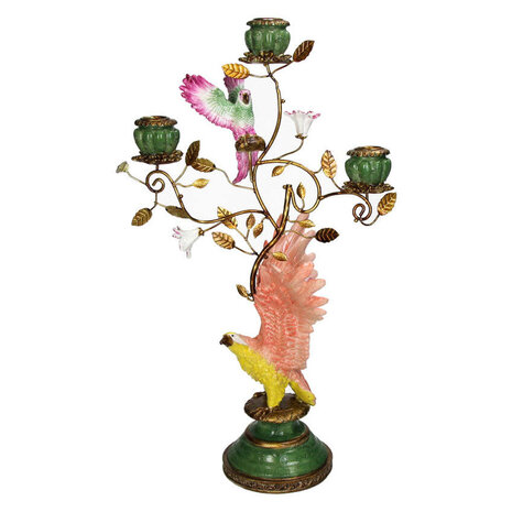 Melting Pot - Kandelaar Adelaar Multicolor Metaal 27x46cm 3 armen